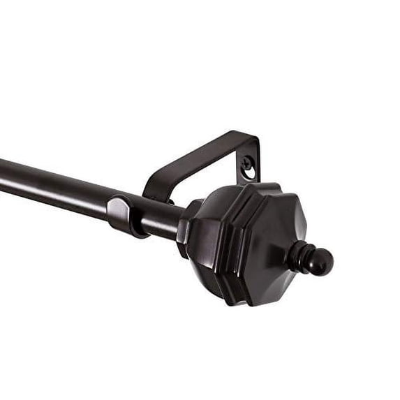 Utopia Alley D64RB 48-86 in. Curtain Rod with Decorative Urn Finial - Bronze