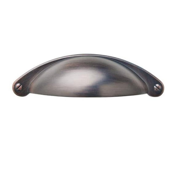 Utopia Alley Elgin Bin Pull Handle - Decorative Cabinet Drop Pull Handles- Vintage Cabinet Hardware with Hand Finished Oil Rubbed Bronze - Metal Drawer Pull Handle, 2.5" Center to Center