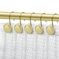 thumbnail image 1 of Utopia Alley HK27GD Rust Proof Zinc Shower Curtain Hooks Rings, Gold - Set of 12, 1 of 10