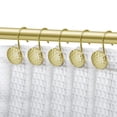 thumbnail image 1 of Utopia Alley HK28GD Rust Resistant Shower Curtain Hooks Rings for Bathroom, Gold - Set of 12, 1 of 10