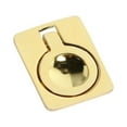 thumbnail image 1 of Utopia Alley Kent Cabinet Ring Pull Knob - Decorative Cabinet Drop Pull Knobs for Cabinets and Drawers - Vintage Cabinet Hardware with Hand Finished Polished Gold - Metal Drawer Pull Knobs 1.6", 1 of 8