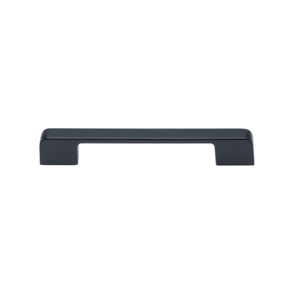 Utopia Alley Marino Pull Handle - Decorative Cabinet Drop Pull Handles- Vintage Cabinet Hardware with Hand Finished Matt Black - Metal Drawer Pull Handle, 5.0" Center to Center