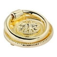 thumbnail image 1 of Utopia Alley Medici Cabinet Ring Pull Knob - Decorative Cabinet Drop Pull Knobs for Cabinets and Drawers - Vintage Cabinet Hardware with Hand Finished Polished Gold - Metal Drawer Pull Knobs 1 5/8", 1 of 2