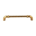 thumbnail image 1 of Utopia Alley Naples Pull Handle - Decorative Cabinet Drop Pull Handles- Vintage Cabinet Hardware with Hand Finished Antique European Brass - Metal Drawer Pull Handle, 5.0" Center to Center, 1 of 9