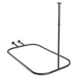 thumbnail image 1 of Utopia Alley Rustproof Wall Mounted Hoop Shower Rod for Clawfoot Tub, Bronze, 1 of 10