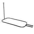thumbnail image 1 of Utopia Alley Rustproof Wall Mounted Hoop Shower Rod for Clawfoot Tub, Black, 1 of 10