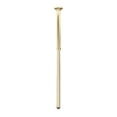 thumbnail image 1 of Utopia Alley Rustproof Wall Mounted L-Shaped Corner Rod Vertical Ceiling Support Bar, Gold, 1 of 9