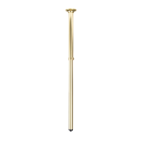 Utopia Alley Rustproof Wall Mounted L-Shaped Corner Rod Vertical Ceiling Support Bar, Gold