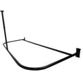 thumbnail image 1 of Utopia Alley Rustproof Wall Mounted Aluminum D-shape Shower Rod With Ceiling Support for Freestanding Tubs, 60 Inch Large Size by 25 Inch, Matte Black, 1 of 8