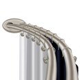 thumbnail image 1 of Utopia Alley Rustproof Wall Mounted Aluminum Double Curved Shower Curtain Rod, Screw Mount Rod, Stronger and More Secure Than Tension, Adjustable Shower Rod from 45" to 72", Expandable (Nickel), 1 of 10