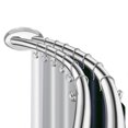 thumbnail image 1 of Utopia Alley Rustproof Wall Mounted Aluminum Double Curved Shower Curtain Rod, Screw Mount Rod, Stronger and More Secure Than Tension, Adjustable Shower Rod from 45" to 72", Expandable (Chrome), 1 of 11