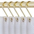 thumbnail image 1 of Utopia Alley Rustproof Zinc Shower Curtain Hooks Rings, Set of 12 Gold, 1 of 10