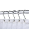 thumbnail image 1 of Utopia Alley  Rustproof Zinc Shower Curtain Rings for Bathroom, Set of 12 Chrome, 1 of 10