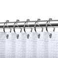 thumbnail image 1 of Utopia Alley Shower Hooks - Shower Curtain Rings for Bathroom - Rust Proof Shower Curtain Hooks for Shower Curtain or Liner - Set of 12, Polished Chrome, 1 of 10