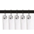 thumbnail image 1 of Utopia Alley  Shower Curtain Hooks for Bathroom, Rust Resistant Shower Curtain Hooks Rings,  Crystal Design, Set of 12 Black, 1 of 9