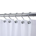 thumbnail image 1 of Utopia Alley Shower Hooks - Shower Curtain Rings for Bathroom - Rust Proof Shower Curtain Hooks for Shower Curtain or Liner - Set of 12, Polished Chrome, 1 of 10