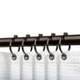thumbnail image 1 of Utopia Alley Shower Hooks - Shower Curtain Rings for Bathroom - Rust Proof Shower Curtain Hooks for Shower Curtain or Liner - Set of 12, Oil Rubbed Bronze, 1 of 10