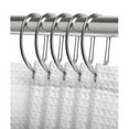 thumbnail image 1 of Utopia Alley Shower Hooks - Shower Curtain Rings for Bathroom - Rust Proof Shower Curtain Hooks for Shower Curtain or Liner - Set of 12, Polished Chrome, 1 of 10