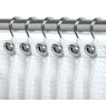 thumbnail image 1 of Utopia Alley Shower Hooks - Shower Curtain Rings for Bathroom - Rust Proof Shower Curtain Hooks for Shower Curtain or Liner - Set of 12, Polished Chrome, 1 of 10