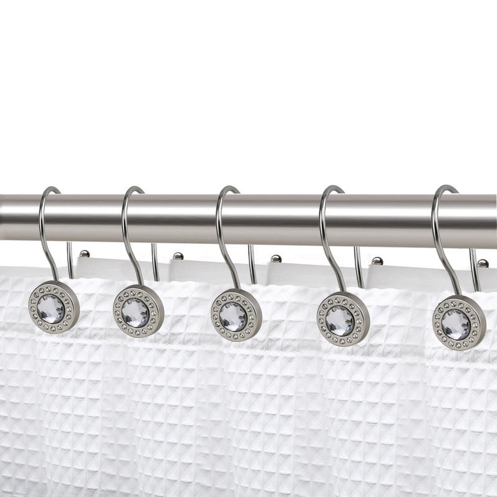 Brushed Nickel Shower Curtain Hooksnull