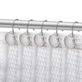 thumbnail image 1 of Utopia Alley Shower Rings Hooks, Shower Curtain Rings Hooks for Bathroom, Rust Resistant Shower Curtain Hooks Rings, Set of 12, Chrome, 1 of 10