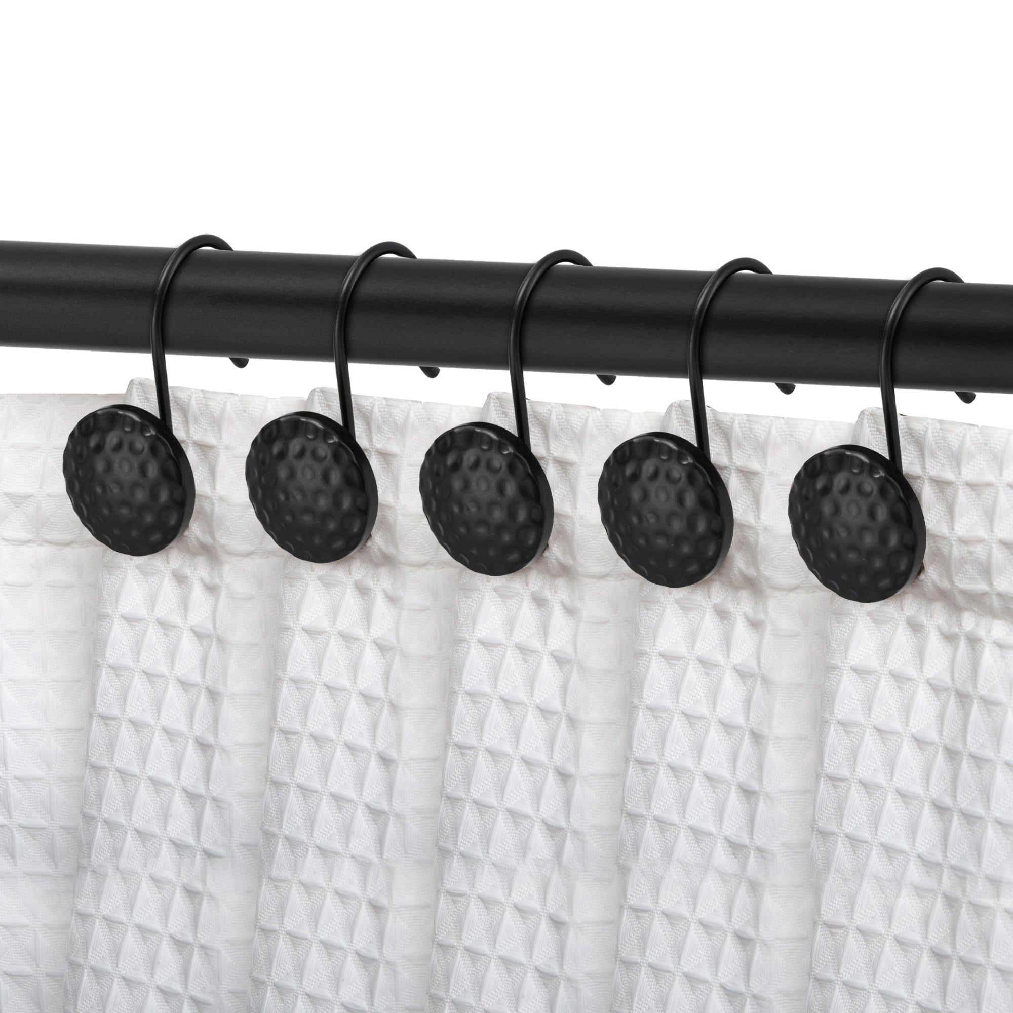 Utopia Alley Shower Rings Hooks, Shower Curtain Rings Hooks for ...