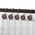 thumbnail image 1 of Utopia Alley Shower Rings Hooks, Shower Curtain Rings Hooks for Bathroom, Rust Resistant Shower Curtain Hooks Rings, Set of 12, Oil Rubbed Bronze, 1 of 10