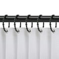 thumbnail image 1 of Utopia Alley  Shower Rings, Oval Shape Shower Curtain Rings for Bathroom, Rustproof Zinc Shower Curtain Hooks Rings, Set of 12 Black, 1 of 10