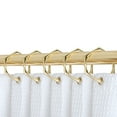 thumbnail image 1 of Utopia Alley Shower Rings, Shower Curtain Rings for Bathroom, Rustproof Zinc Shower Curtain Hooks Rings, Set of 12, Gold, 1 of 10