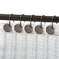 thumbnail image 1 of Utopia Alley Shower Rings, Shower Curtain Rings for Bathroom, Rustproof Zinc Shower Curtain Hooks Rings, Set of 12, Oil Rubbed Bronze, 1 of 10