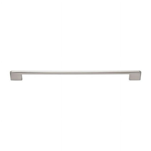 Utopia Alley Taylor Pull Handle - Decorative Cabinet Drop Pull Handles- Vintage Cabinet Hardware with Hand Finished Brushed Nickel - Metal Drawer Pull Handle, 12.5" Center to Center