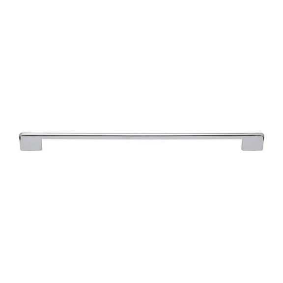 Utopia Alley Taylor Pull Handle - Decorative Cabinet Drop Pull Handles- Vintage Cabinet Hardware with Hand Finished Polished Chrome - Metal Drawer Pull Handle, 12.5" Center to Center