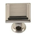 thumbnail image 1 of Utopia Alley Valetta Cabinet Ring Pull Knob - Decorative Cabinet Drop Pull Knobs for Cabinets and Drawers - Vintage Cabinet Hardware with Hand Finished Brushed Nickel - Metal Drawer Pull Knobs 0.94", 1 of 8