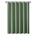 thumbnail image 1 of Utopia Alley Waffle Weave Shower Curtain for Bathroom, 120 GSM Weighted Polyester Bath Curtain (71" W × 79" H, Green), 1 of 11
