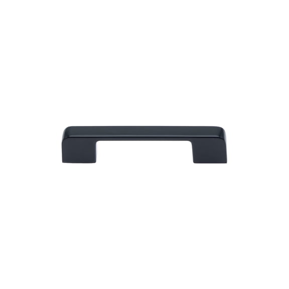 Utopia Alley Zinc Cabinet Pull, 3.75" Center to Center, Matt Black
