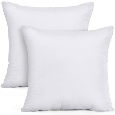 Utopia Bedding 18x18 White Throw Pillow Inserts (Set of 2) – Decorative Pillows for Bed & Couch