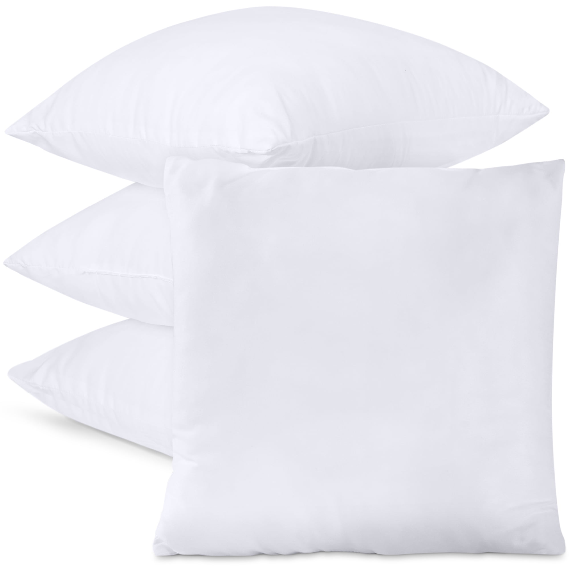 Utopia Bedding 18x18 White Throw Pillow Inserts (Set of 4) – Decorative Pillows for Bed & Couch