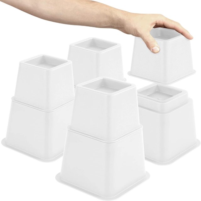 Utopia Bedding Adjustable Bed Furniture Risers Elevation in Heights 3