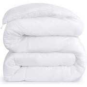 Utopia Bedding All Season Comforter Duvet Insert - Quilted Comforter with Corner Tabs - Box Stitched Down Alternative Comforter (Queen, White)