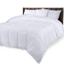 Utopia Bedding All Season Comforter for Adults , Cozy & Lightweight,Box Stitched (Queen Size, White, 88"x88")