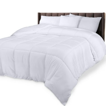 Utopia Bedding All Season Comforter for Adults , Cozy & Lightweight,Box Stitched (Queen Size, White, 88"x88")