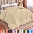 thumbnail image 1 of Utopia Bedding King Comforter Duvet Insert, All-Season Lightweight Down Alternative with Corner Tabs, Beige, 90 x 102 in, 1 of 9