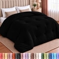 thumbnail image 1 of Utopia Bedding King Comforter Duvet Insert, All-Season Lightweight Down Alternative with Corner Tabs, Black, 90 x 102 in, 1 of 9
