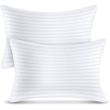 Utopia Bedding Bed Pillows (2-Pack) - Premium Plush Pillows for Sleeping - Queen Size 20 x 28 Inches - Cotton Pillows for Side, Stomach and Back Sleeper 2