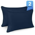 thumbnail image 1 of Utopia Bedding Bed Pillows – Queen Size, Set of 2 (Navy), Microfiber Sleep Pillows for All Sleeping Positions, 1 of 4