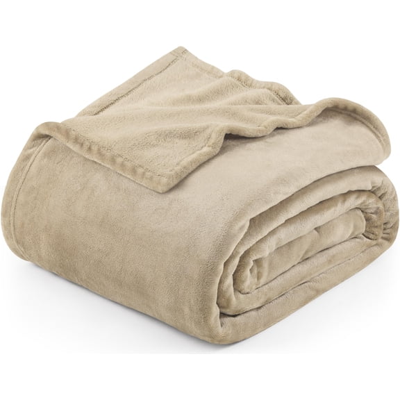 Utopia Bedding Camel Fleece Blanket Twin Size Lightweight Fuzzy Soft Anti-Static Microfiber Bed Blanket (60x80 Inch)