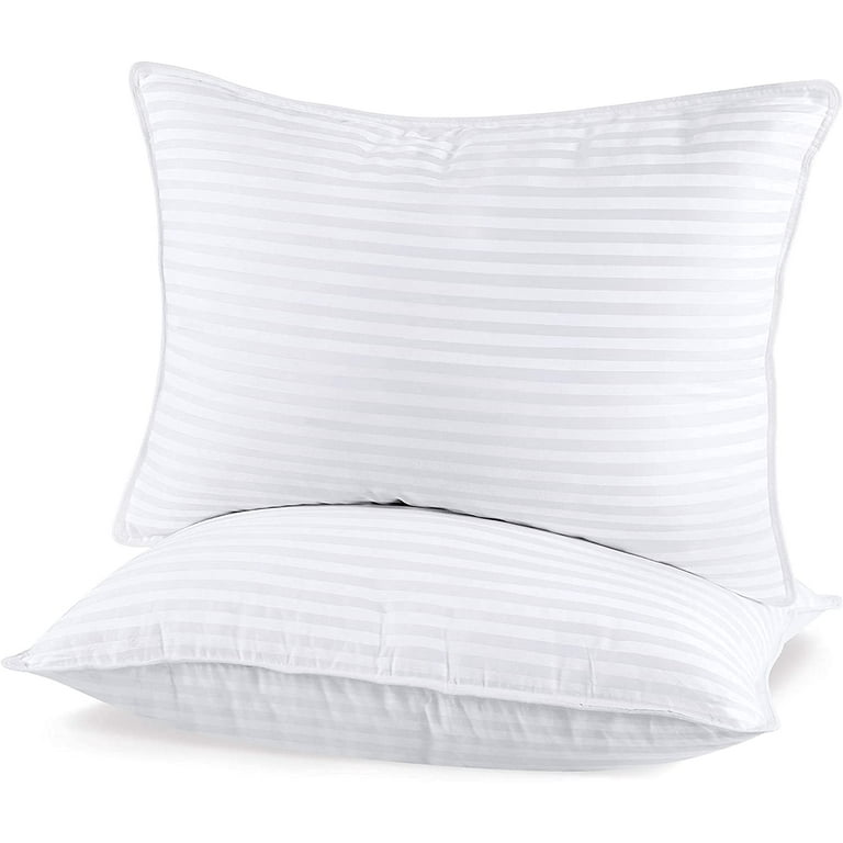 Utopia Bedding Cotton Corded Stomach Sleeper Plush Bed Pillows