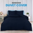 thumbnail image 1 of Utopia Bedding Duvet Cover Queen Navy 1 Duvet Cover with 2 Pillow Shams 90 X 90 Inches, 1 of 6