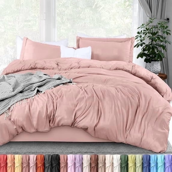 Utopia Bedding Duvet Cover Queen Size - 3 Piece with Zipper Closure - 1 ...