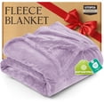 thumbnail image 1 of Utopia Bedding Fleece Blanket Twin Size Lilac 300GSM Luxury Anti-Static Fuzzy Soft Microfiber Bed Blanket (60x80 Inch), 1 of 9